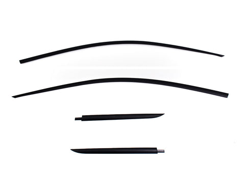 Taped-on window deflectors For Ford Mustang 2024+ Premium Series