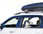 Taped-on window deflectors for Kia Sorento 2021+ with Black Trim