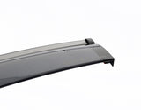 Taped-on window deflectors For Volvo C40 Recharge 2022+ With Black Trim