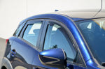 In-Channel style window deflectors for Mazda CX-3 16-23