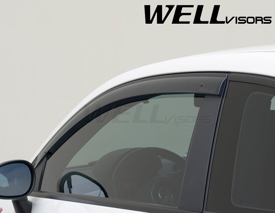 Wellvisors Fiat 500 Front Tape-On Window Deflectors - 3-847FA001
