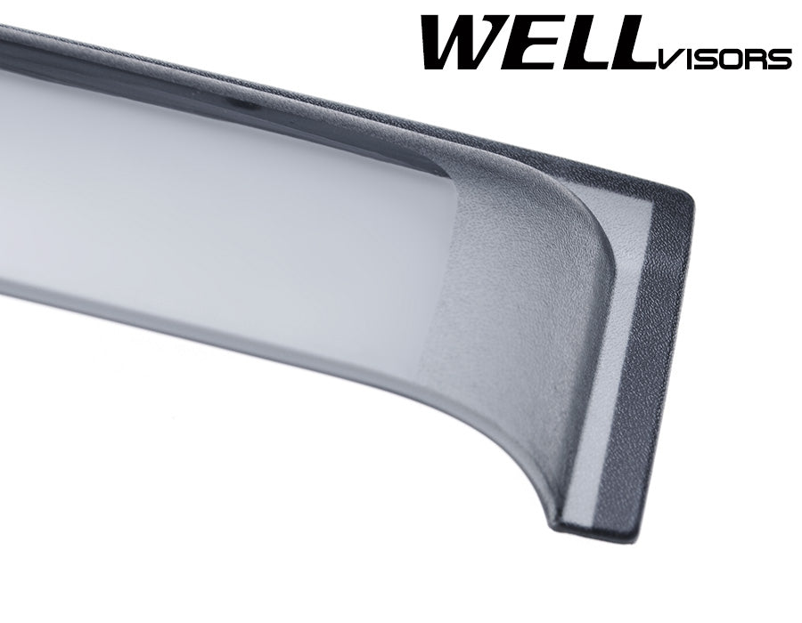 Deflectores De Ventana WellVisors Para Honda CR-V 2012-2016 - Color Humo, Borde Cromado, Fácil Instalación