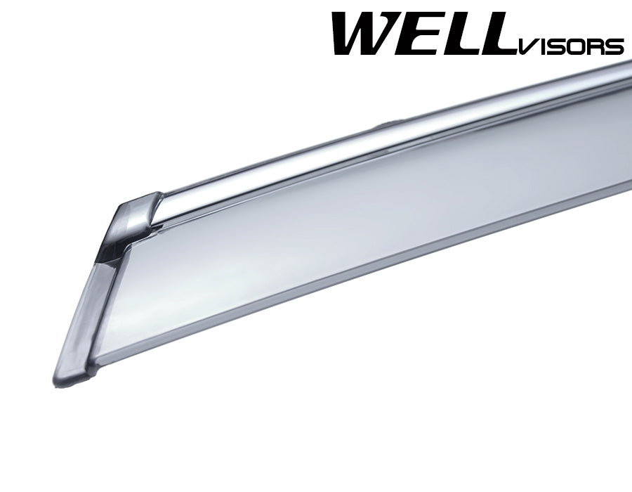 WellVisors Side Window Deflectors Honda Crosstour 10-15 With