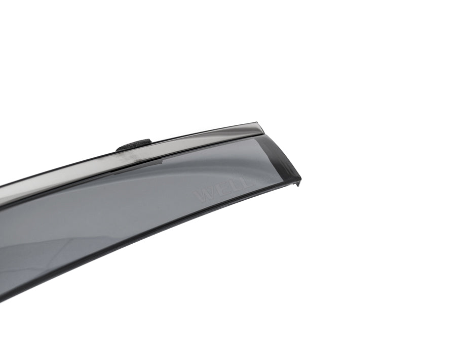 WellVisors side window deflectors LEXUS IS300 IS500 2021+ with Black