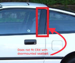 In-Channel style window deflectors for Honda CRX 88-89 not doormounted seatbelt