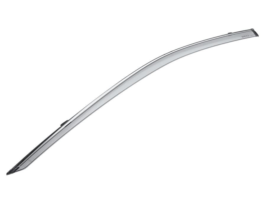 thumbnail image 2 of WELLvisors Chrome Side Window Visors For Lexus ES350 2007-2012 - Smoke Finish, Deflectors, Includes Tape 2 of 5
