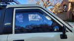 In-Channel style window deflectors for Toyota Pickup 1984-1988 4runner 1984-1989 front only