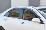 Taped-on window deflectors For Acura TSX Sedan 04-08 with Chrome Trim