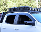 Taped-on window deflectors For Chevrolet Colorado - GMC Canyon Crew Cab 2023+ Premium Series