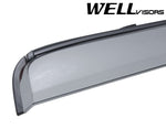 Taped-on window deflectors For Land Rover LR3 LR4 05-16 With Black Trim