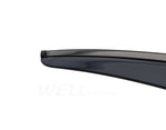 Taped-on window deflectors For Lexus LS460 07-17 With Black Trim