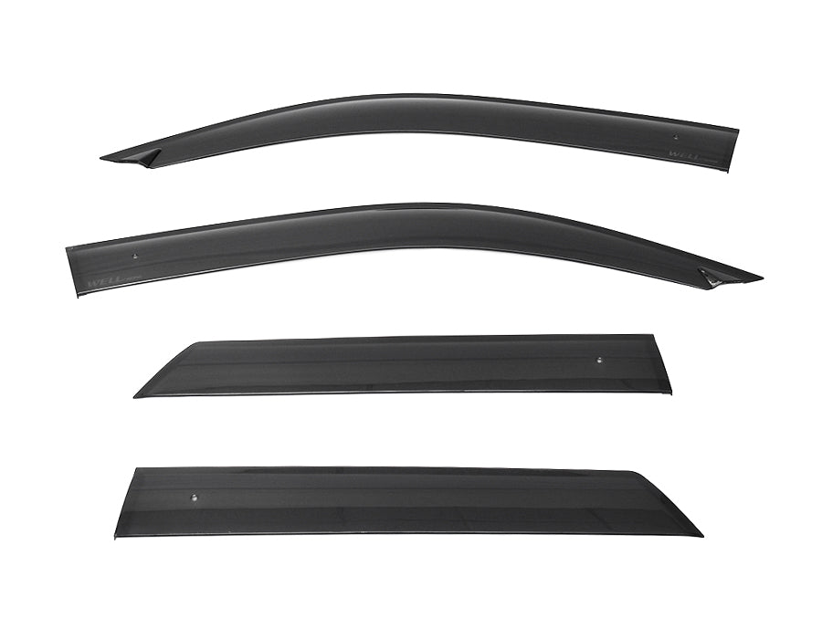 DNA Motoring WVS-175 For 1992 to 1996 Camry XV10 4DR 4pcs Window Vent Visor Deflector Rain Guard (Dark Smoke) 93 94 95