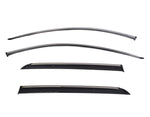 Taped-on window deflectors For Volvo EX30 2025+ With Black Trim