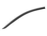 Taped-on window deflectors For Volvo S60 sedan 2019+ with Black Trim