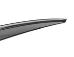 Taped-on window deflectors For Volvo S60 sedan 2019+ with Black Trim