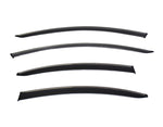 Taped-on window deflectors For Volvo S60 sedan 2019+ with Black Trim