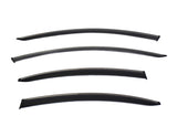 Taped-on window deflectors For Volvo S60 sedan 2019+ with Black Trim