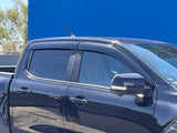 Taped-on window deflectors For Ford Ranger 2024+ Premium Series