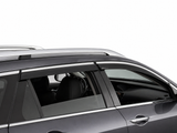 Taped-on window deflectors For Acura TSX Wagon 11-14 with Chrome Trim