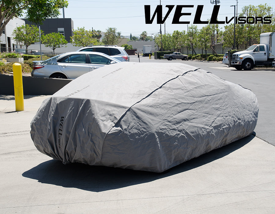 WATERPROOF CAR COVER W/MIRRORPOCKET GREY FOR 2023 Subaru BRZ
