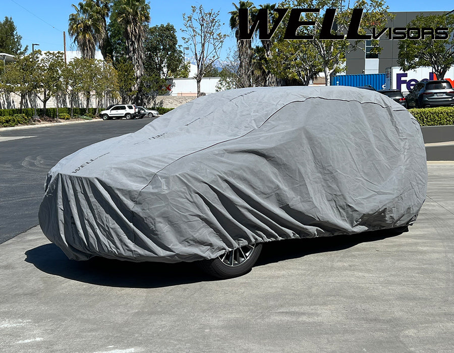 OPTIMAL half-garage frost protection sun tarpaulin for Lexus NX off-road