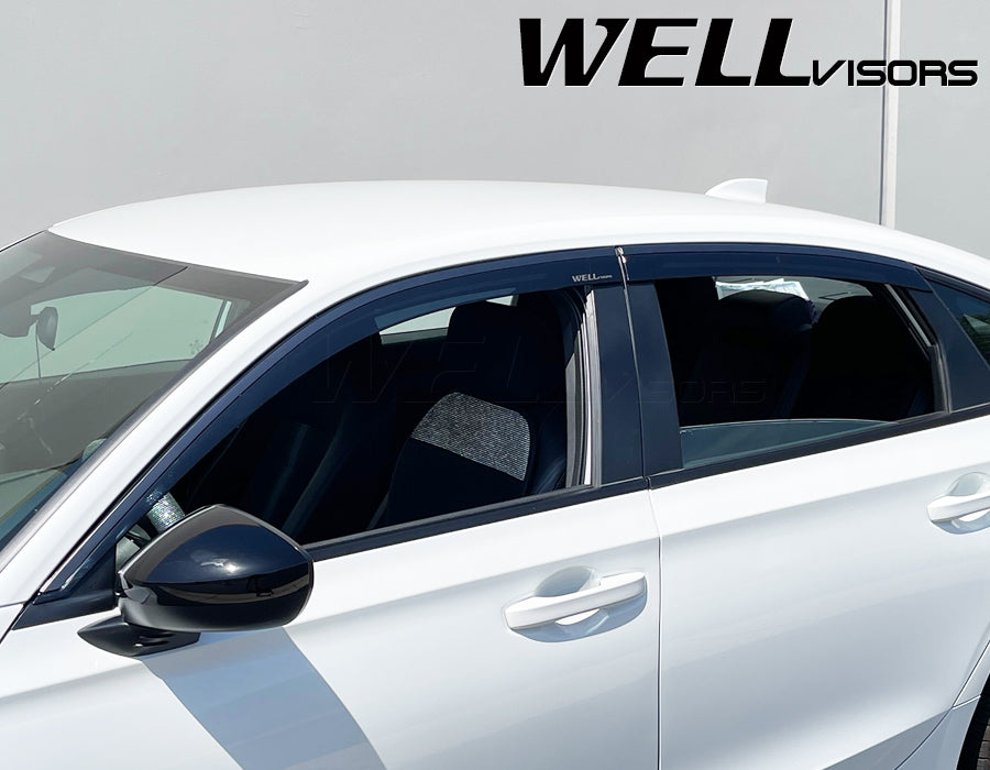 WellVisors Window Visors Wind Deflectors Compatible With Honda 2022 2024 Civic Sedan With Black Trim Rain Guards 3 847hd045 WellVisors Window Visors Wind Deflectors Compatible With Honda 2022 2024 Civic Sedan With Black Trim Rain Guards 3 847hd045