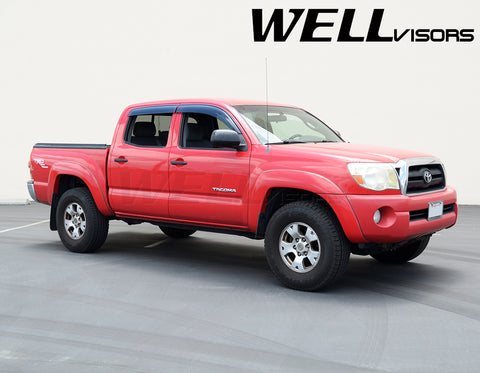 thumbnail image 2 of JDM Vent Visors 2pcs Wind Deflector For Toyota Tacoma 2005-2015 Standard Cab 2 of 13
