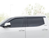 Taped-on window deflectors For Toyota Tundra Crew Max 2022+ Premium Series