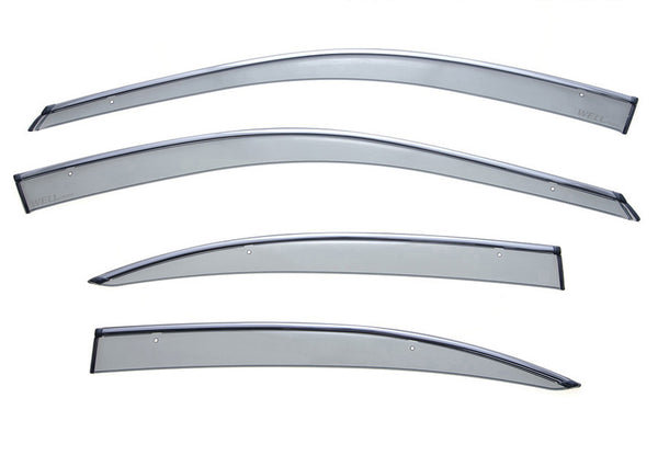 WellVisors Side Window Deflectors Lexus ES300 ES330 02-06 With