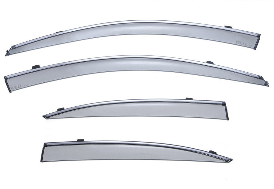 WellVisors Side Window Deflectors Lexus IS250 IS350 ISF 06-13 With