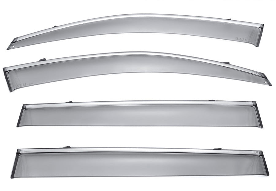 WellVisors Side Window Deflectors Toyota Highlander 14-19 With