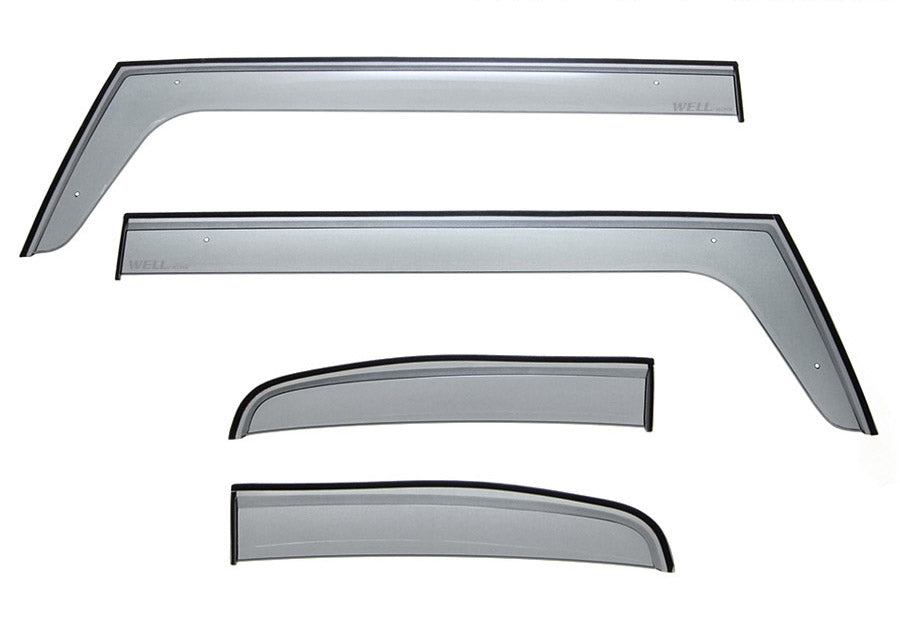 WellVisors For 07-14 Toyota FJ Cruiser CLIP-ON Side Window Visors Rain Guard eBa WellVisors For 07-14 Toyota FJ Cruiser CLIP-ON Side Window Visors Rain Guard eBa