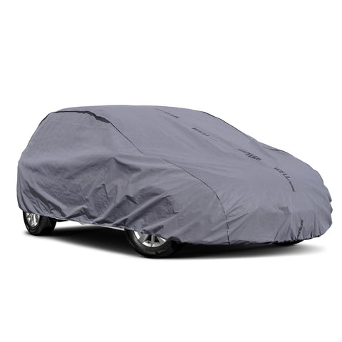 Buy Carigiri Grey Car Body Cover for Skoda Fabia(Triple Stitched