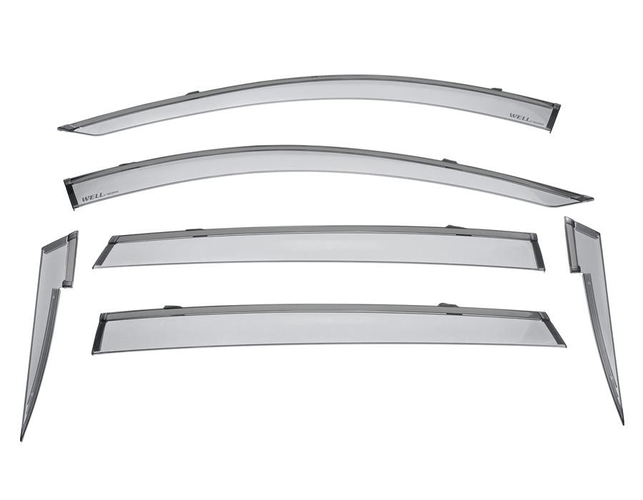 WellVisors Side Window Deflectors Acura RDX 2019+ With Black