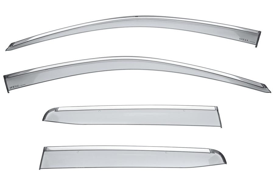 WellVisors Side Window Deflectors Honda Ridgeline 2017+ with