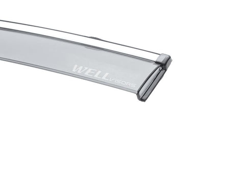 WellVisors Side Window Deflectors Infiniti Q70L Sedan 15-19 With Chrome  Trim – WELLvisors