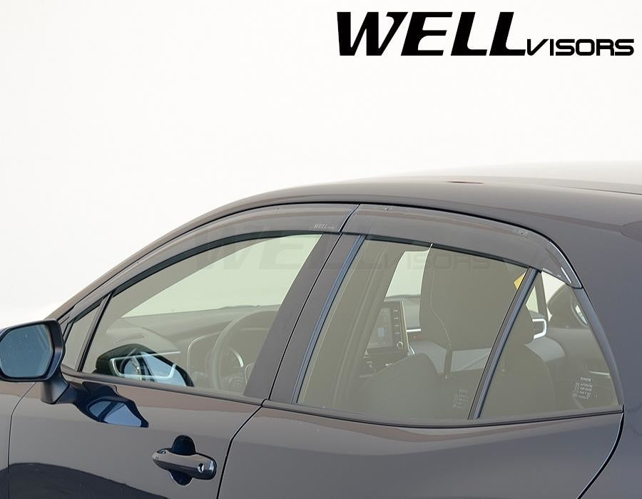 WELLvisors window deflectors for Toyota Corolla Hatchback 2019+
