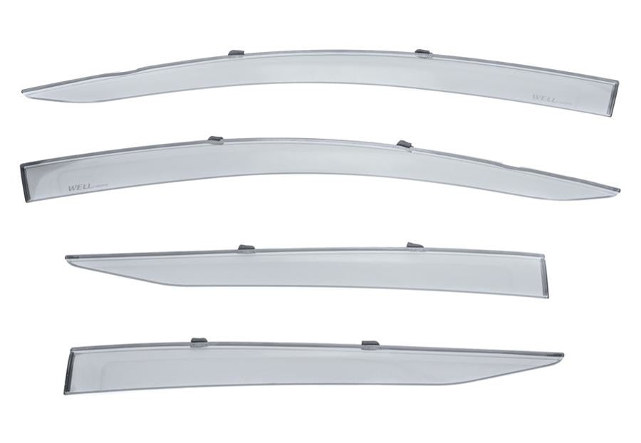 WellVisors Side Window Deflectors Toyota Prius 16-21 Premium